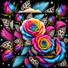 Neon Bloom Jigsaw Puzzle 1000 Pieces