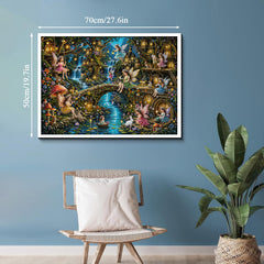 Fairy Village Jigsaw Puzzle 1000 Pieces