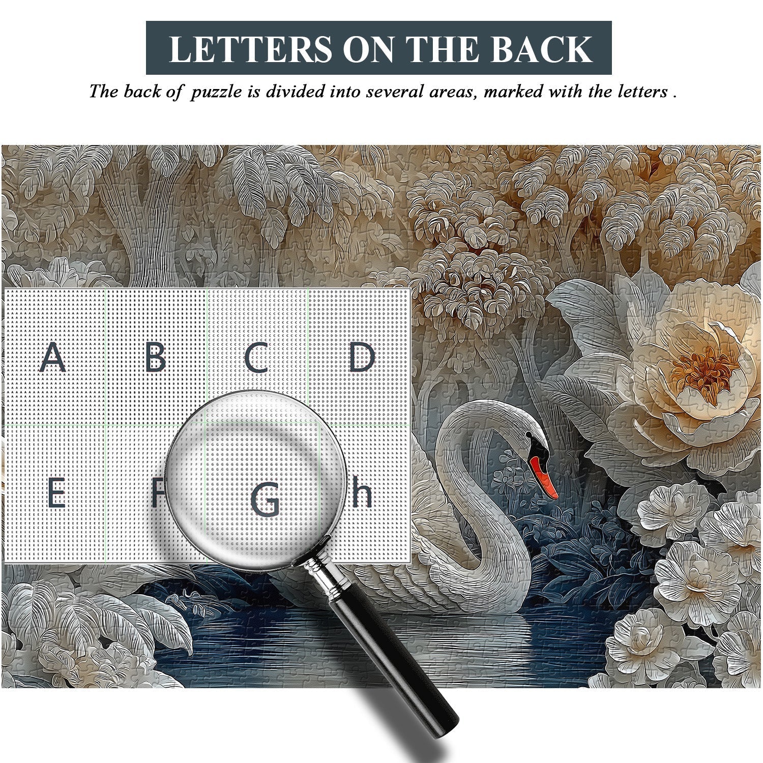 Swan Serenity Jigsaw Puzzle 1000 Pieces