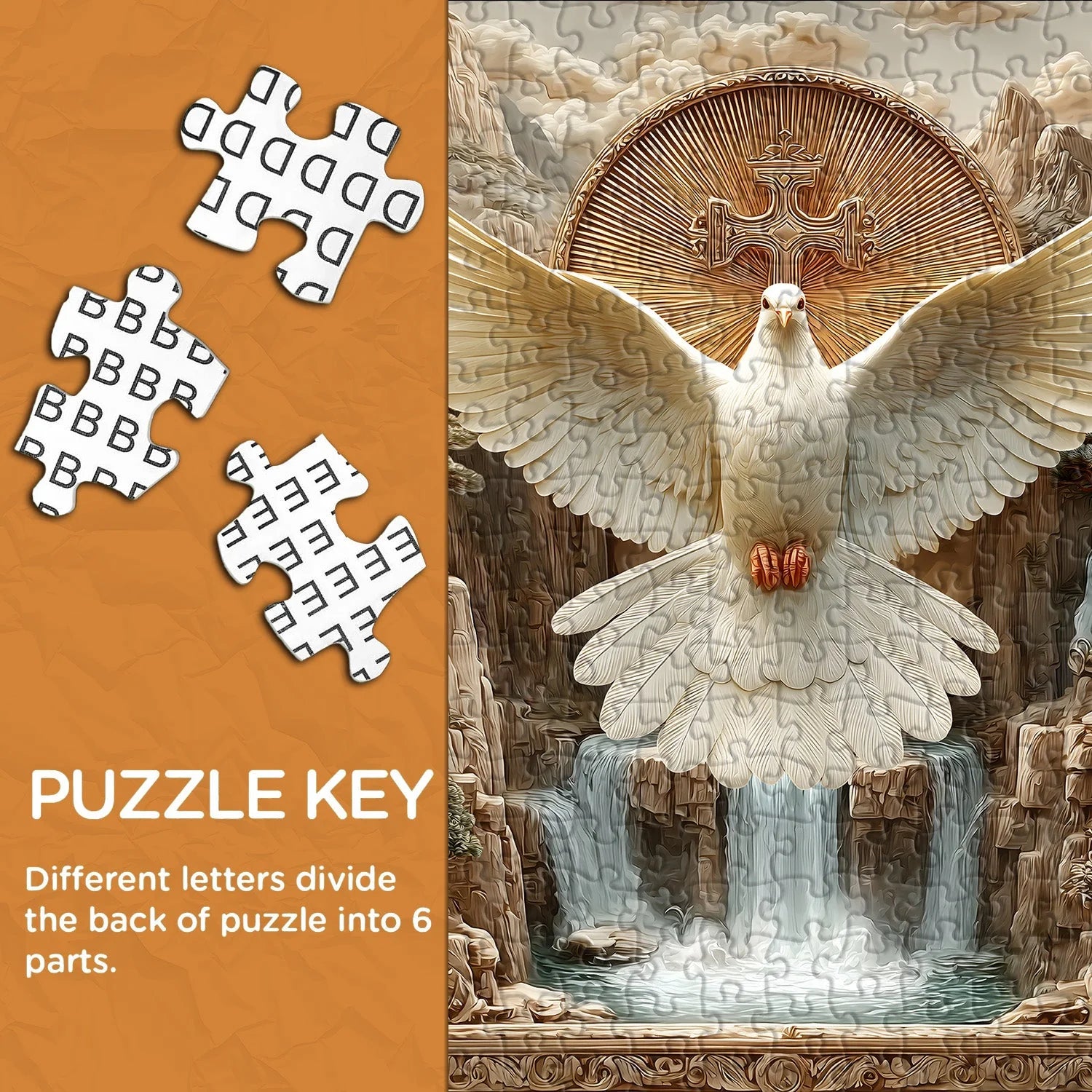 The Sacred Cascade Jigsaw Puzzle 1000 Pieces