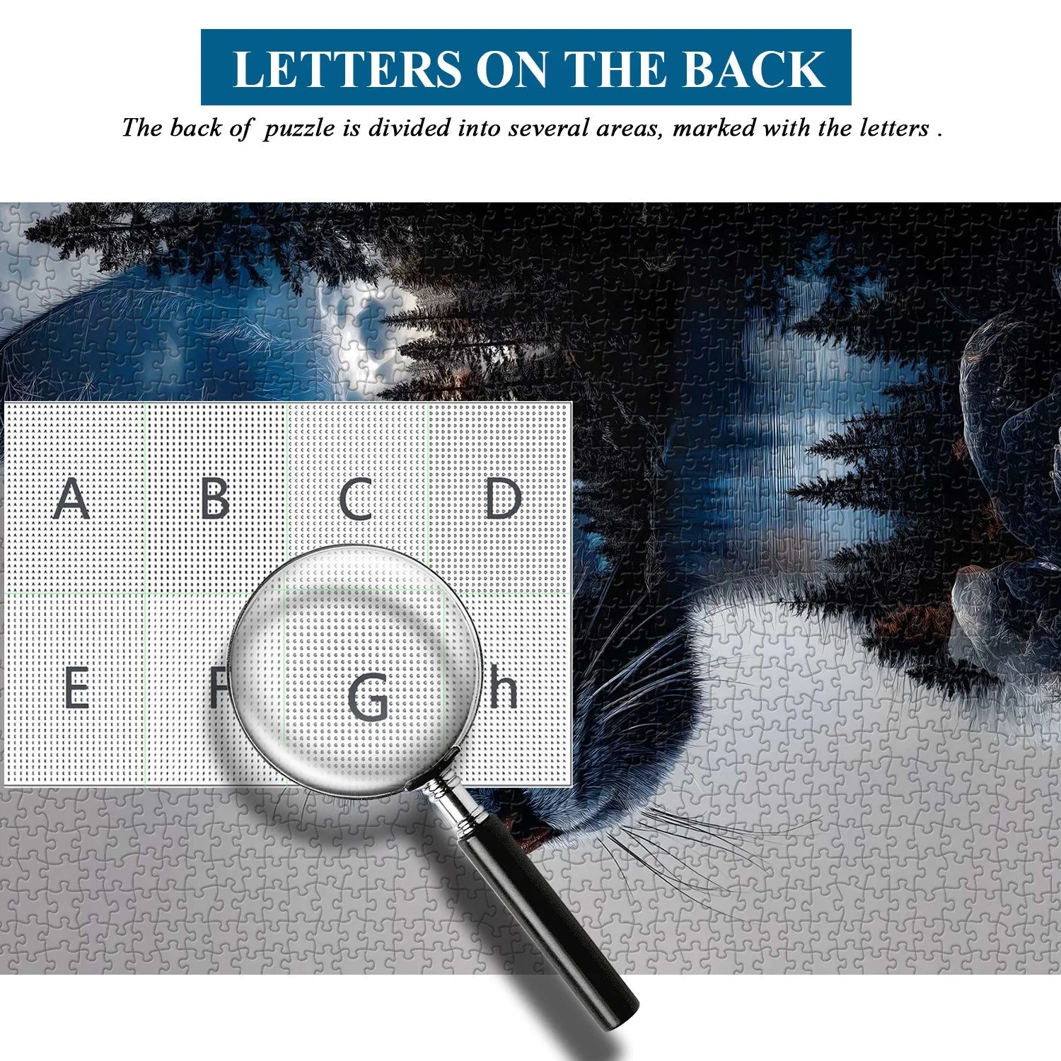 Mystic Forest Cat Jigsaw Puzzle 1000 Pieces