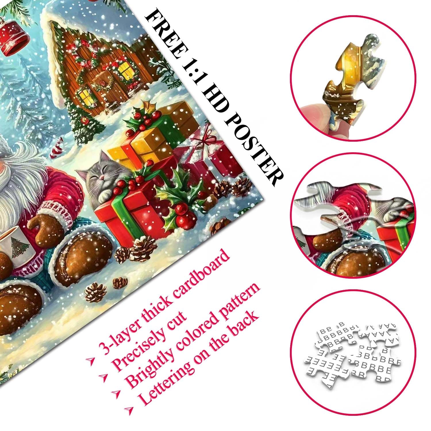 Festival de elfos de Navidad Puzzle 1000 piezas