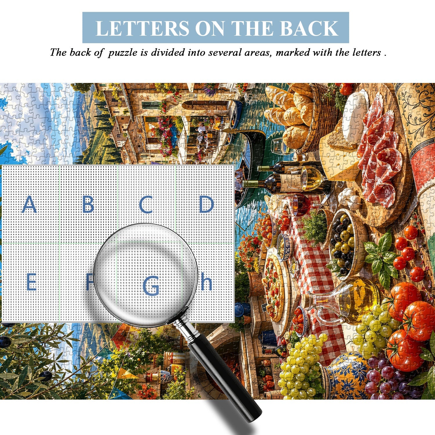 Italian Mountain Food Time Jigsaw Puzzle 1000 Pieces