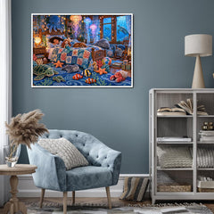 Dreamy Ocean Bedroom Jigsaw Puzzle 1000 Pieces