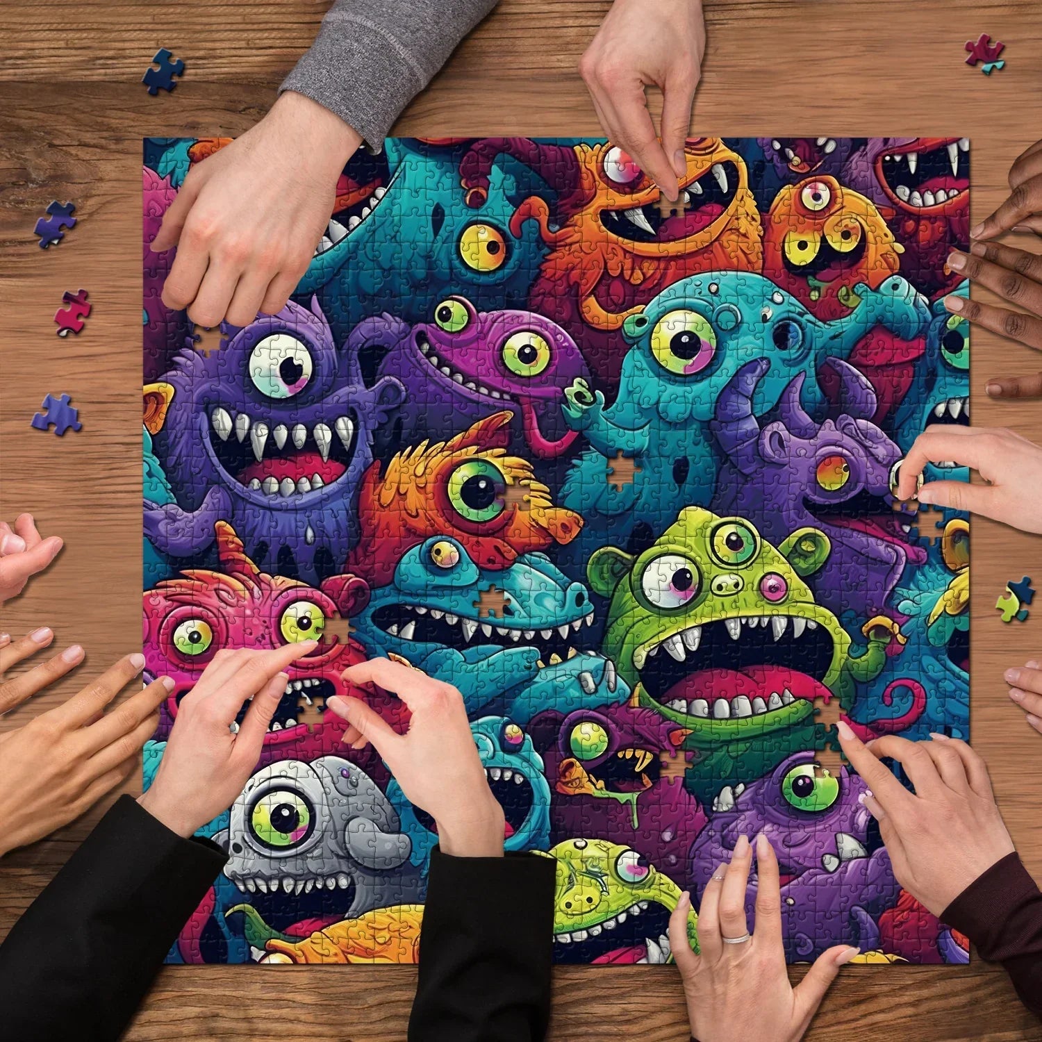 Mostro puzzle puzzle 1000 pezzi