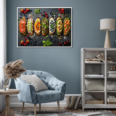 Assorted Bruschetta Jigsaw Puzzle 1000 Pieces