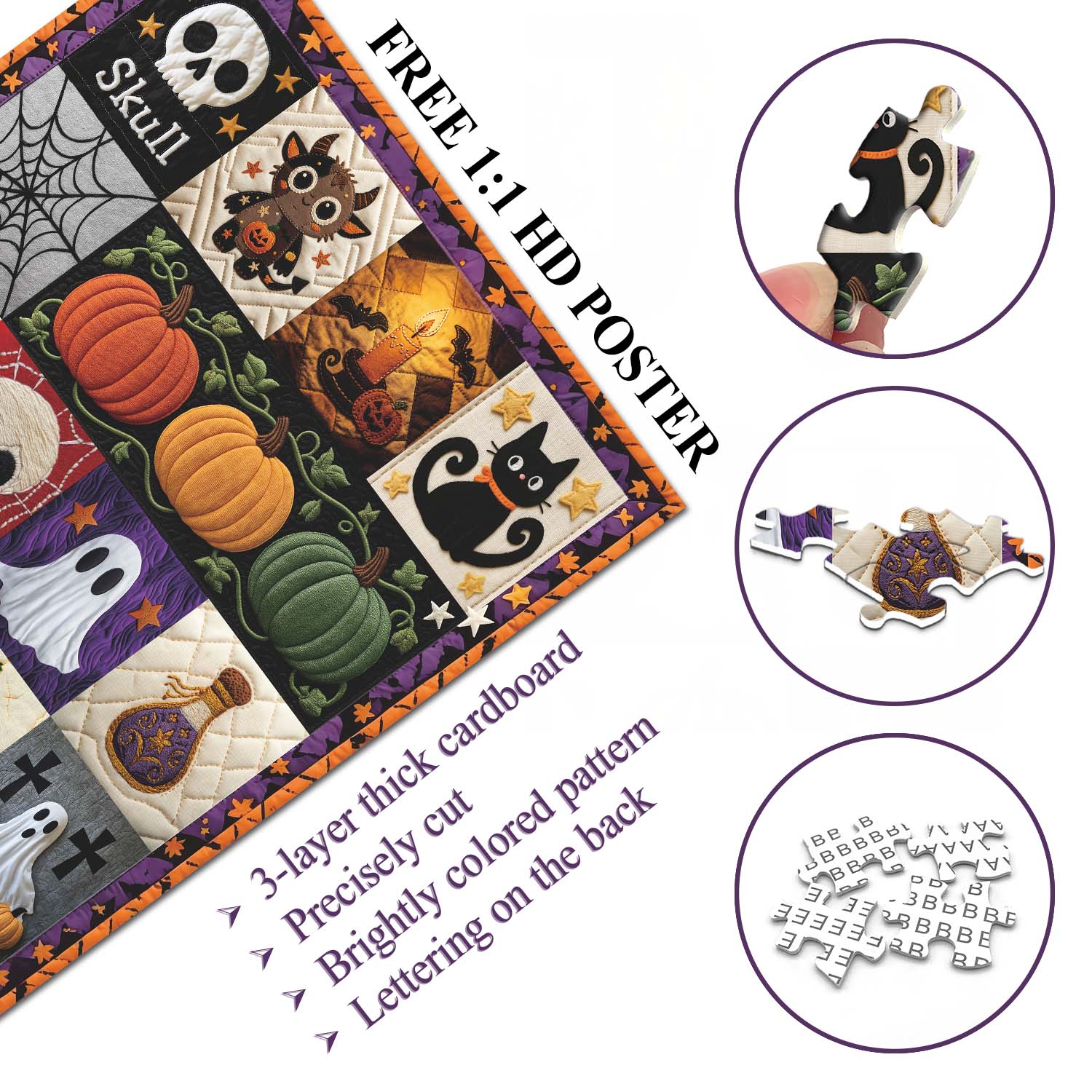 Halloween Collage Jigsaw Puzzle 1000 Pieces
