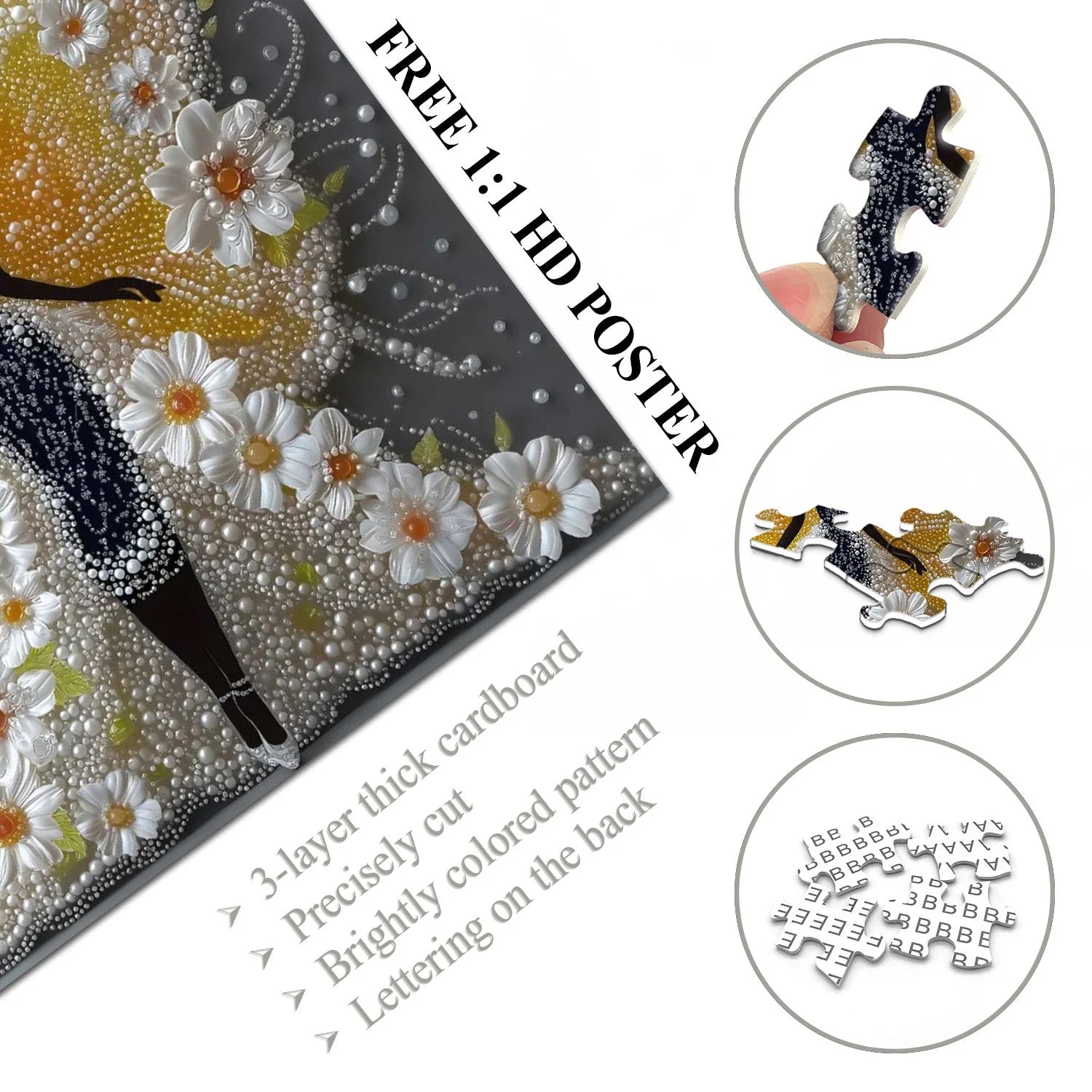 Butterfly Lady Jigsaw Puzzle 1000 piezas