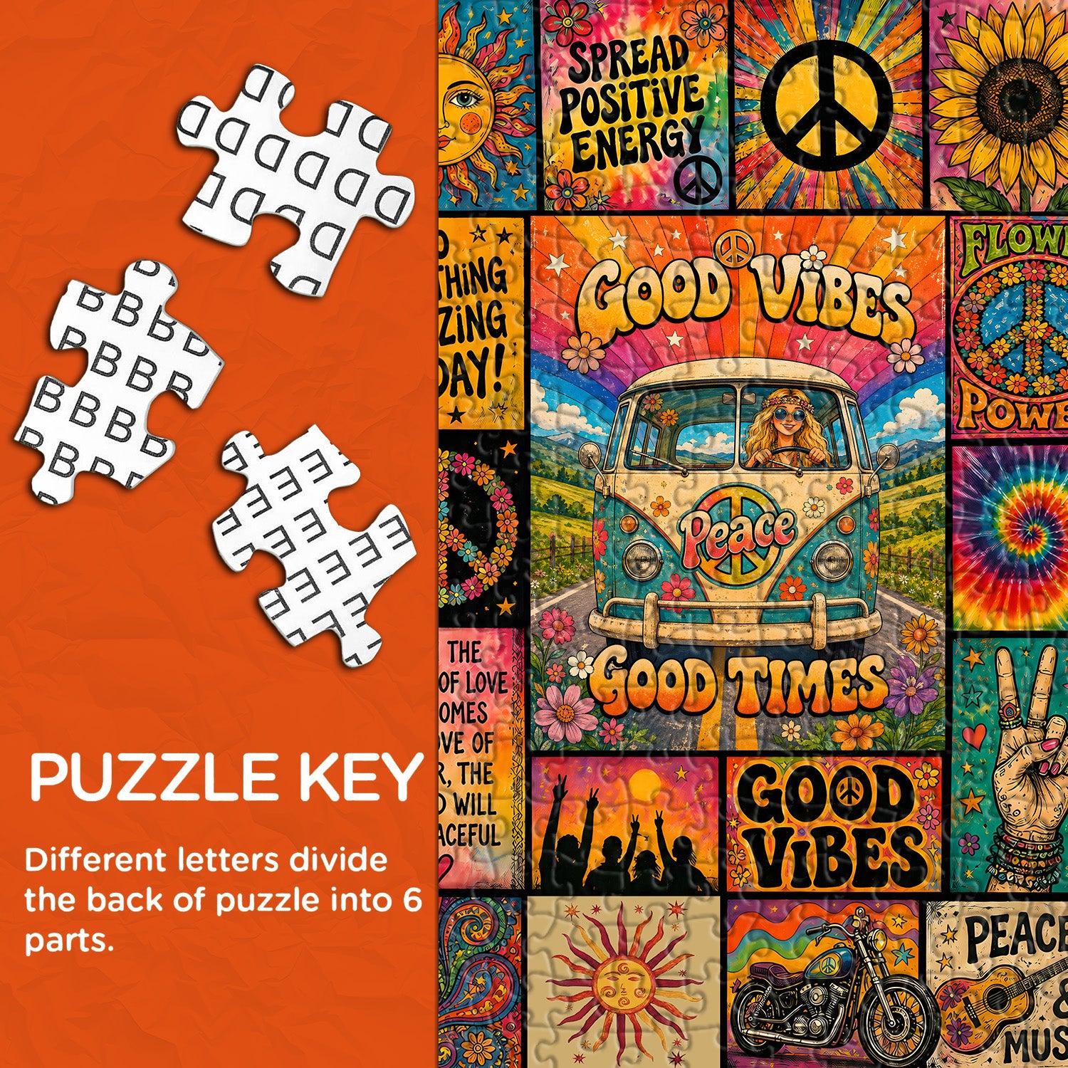 Retro Collage Art Jigsaw Puzzle 1000 Pieces