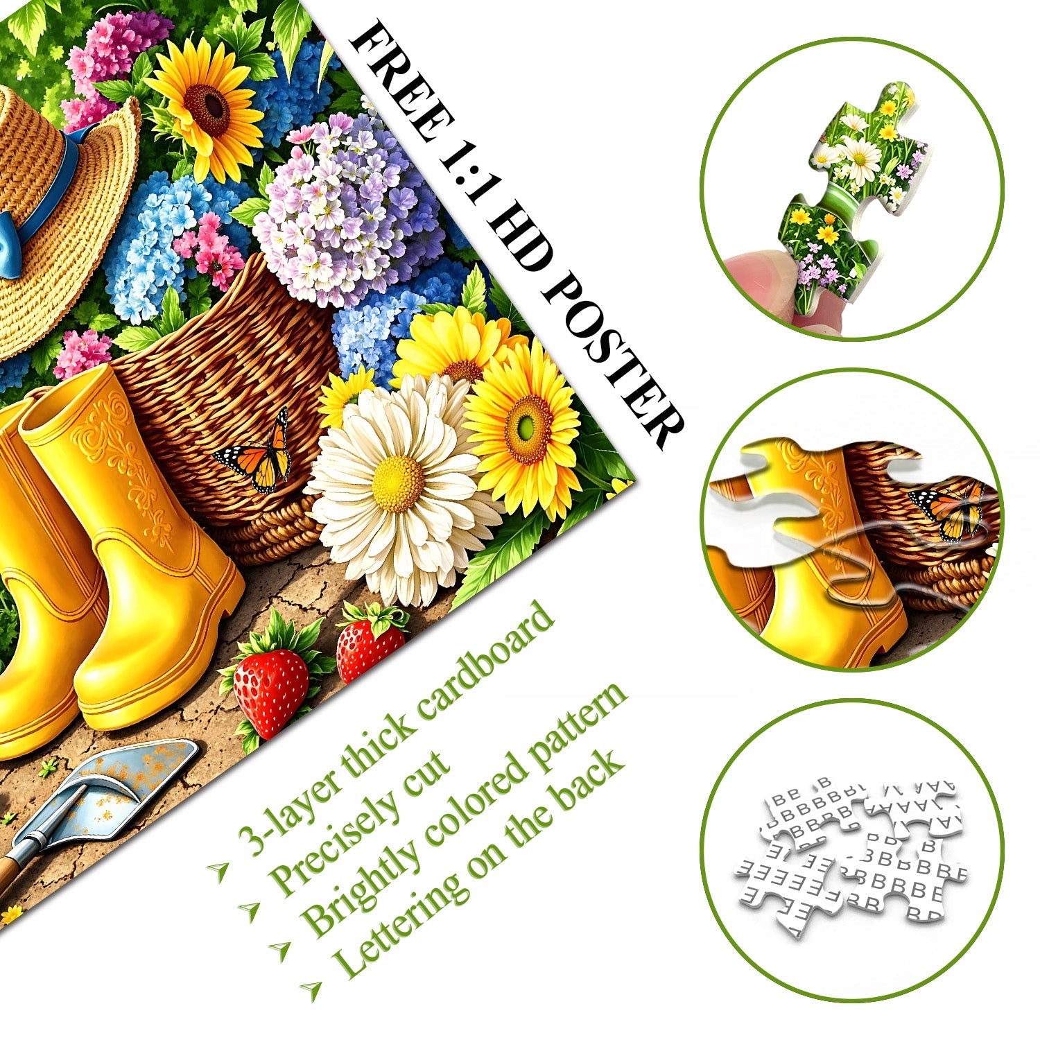 Spring Gardening Day Jigsaw Puzzle 1000 Pieces