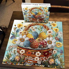 Easter Egg Basket Jigsaw Puzzle 1000 Pieces