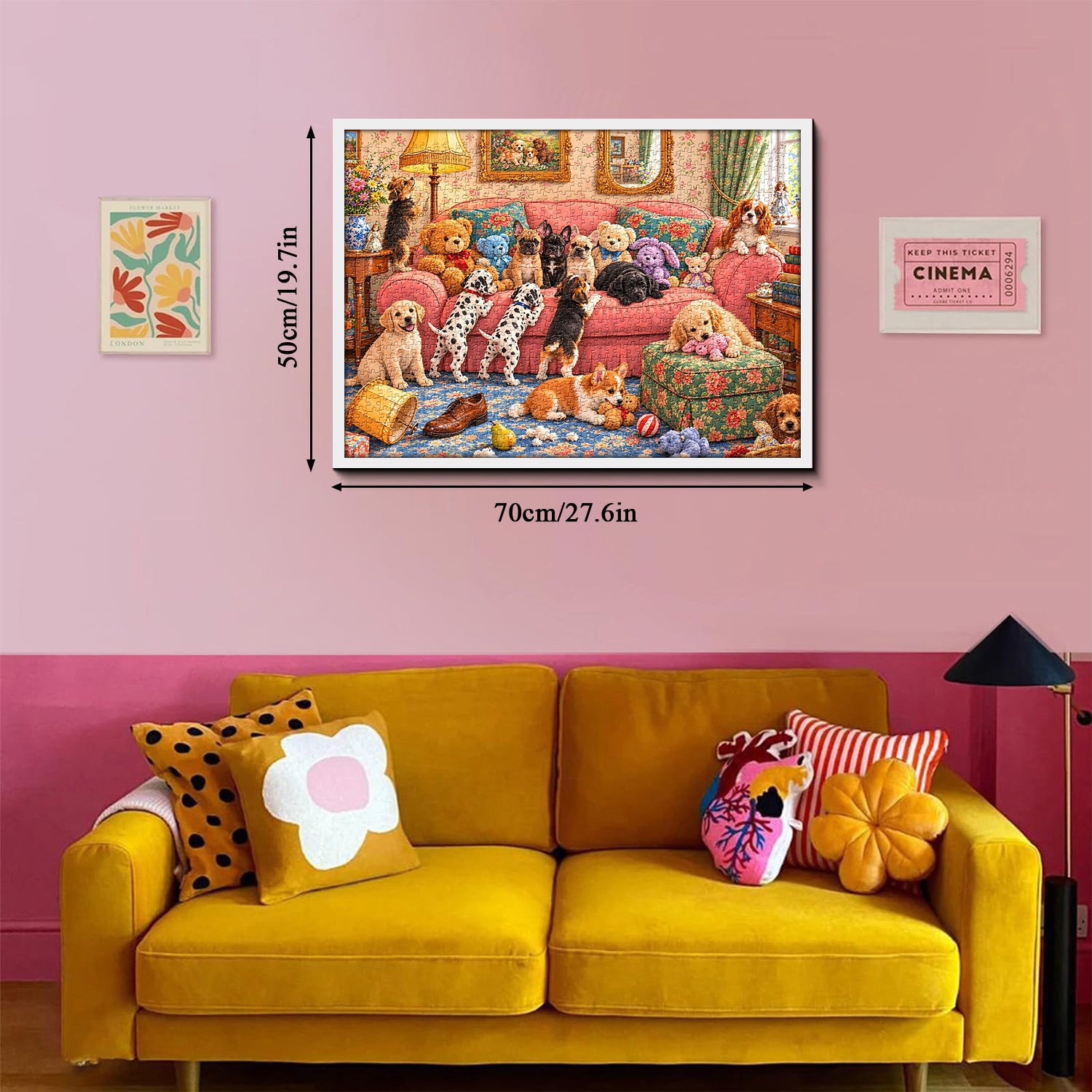 House Full of Puppies Jigsaw Puzzle 1000 Pieces