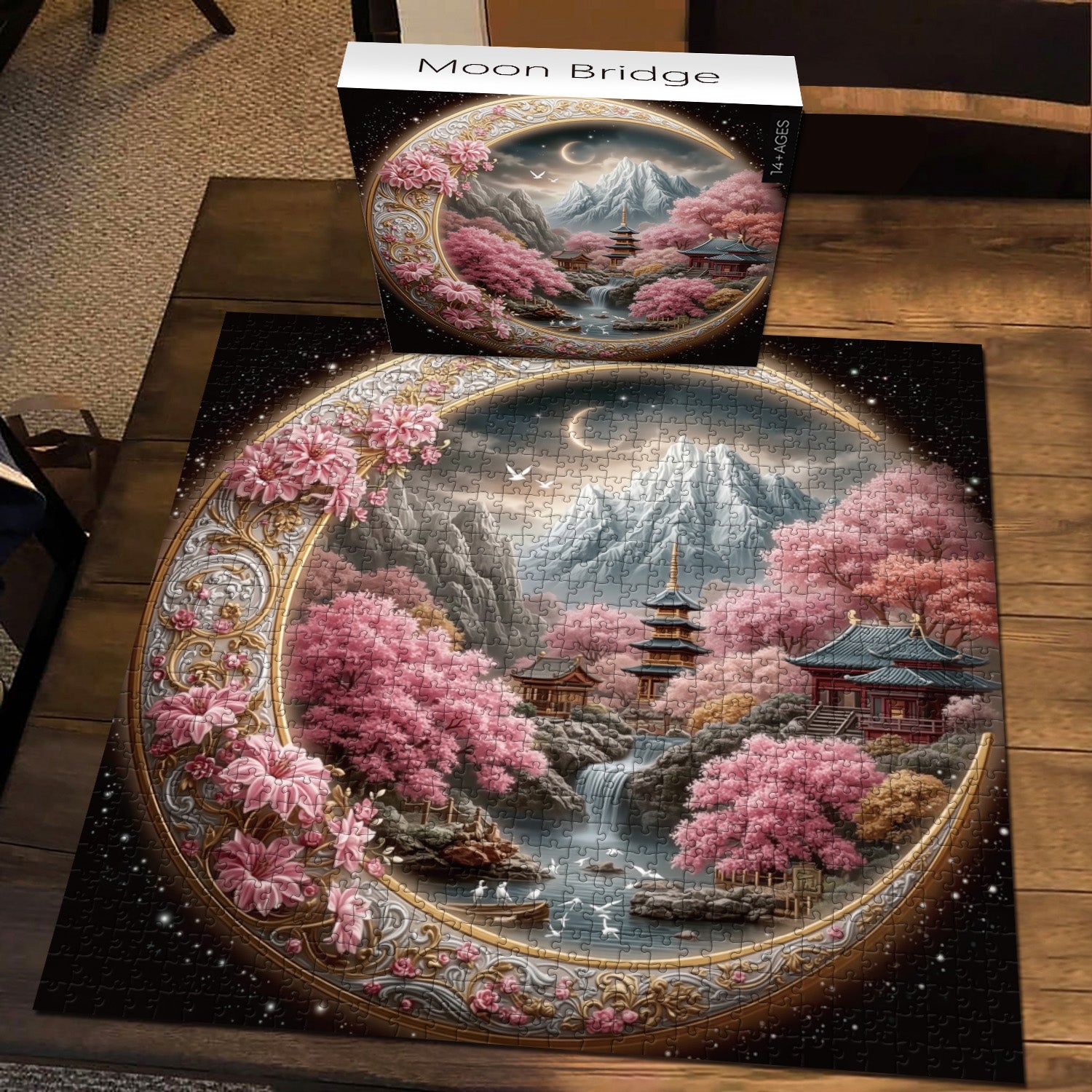 Moon Bridge Jigsaw Puzzle 1000 Pieces