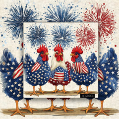 Puzzle Galli Patriottici 1000 Pezzi