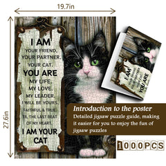Cat's statement Jigsaw Puzzle 1000 Pieces