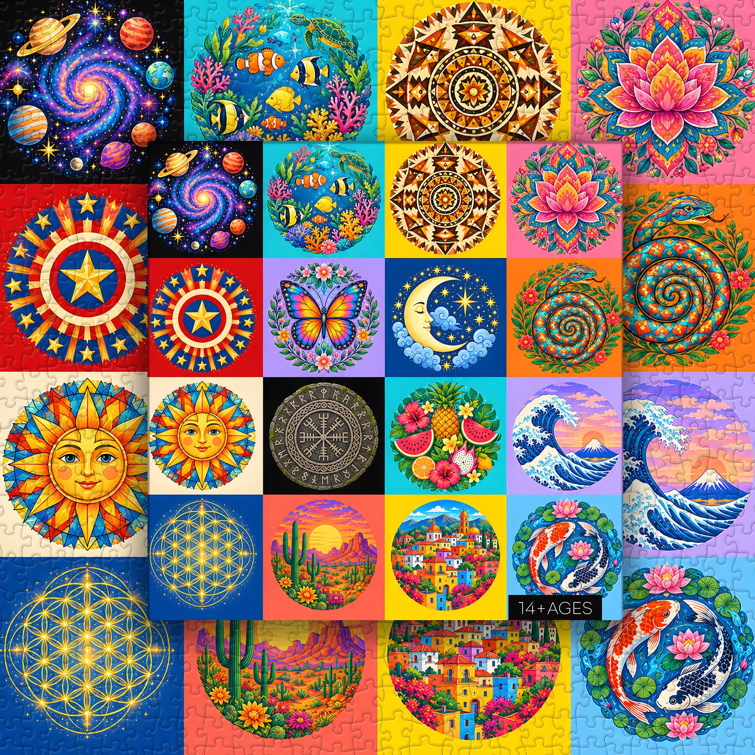 Circular Visions Jigsaw Puzzle 1000 Pieces