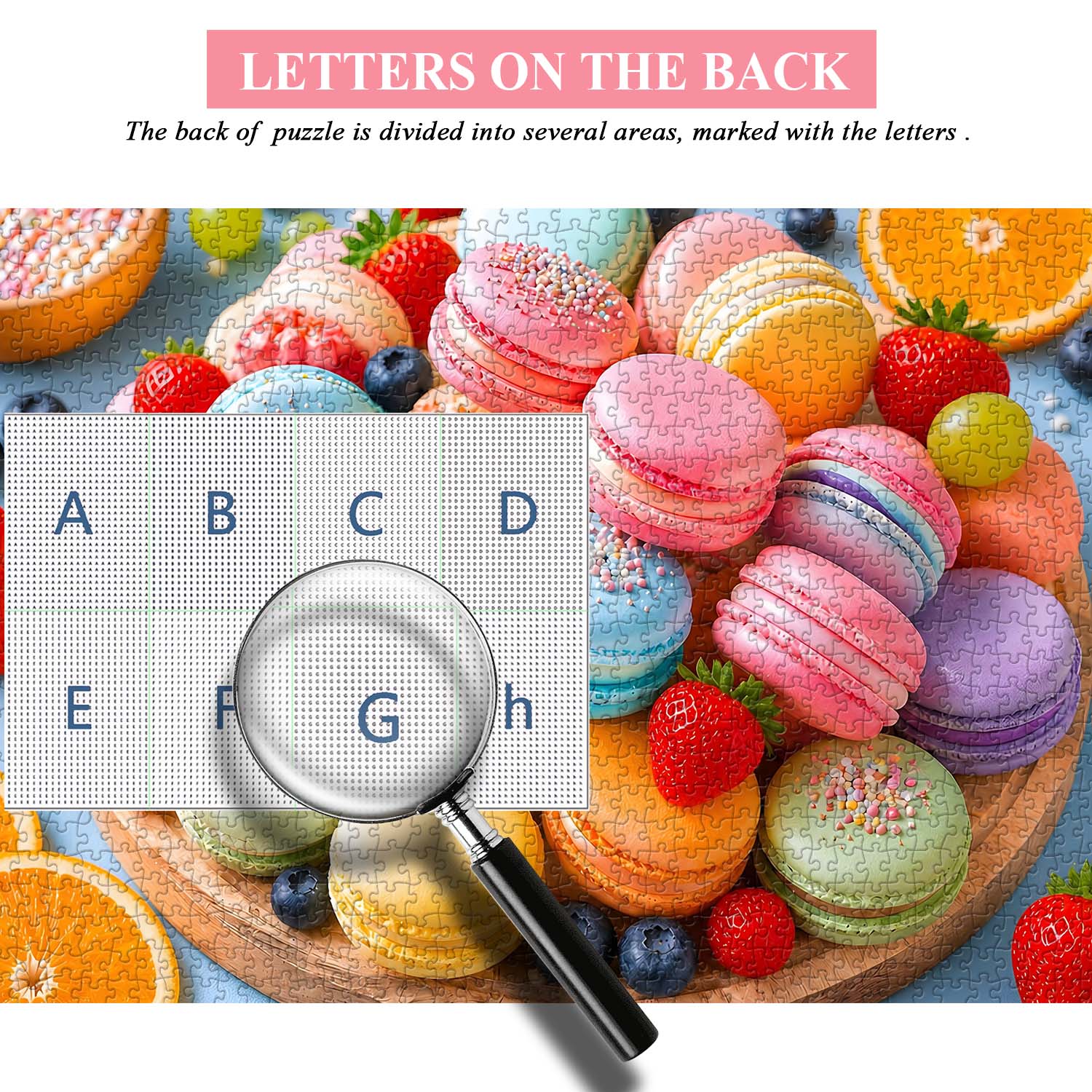 Summer Macaron Platter Jigsaw Puzzle 1000 Pieces