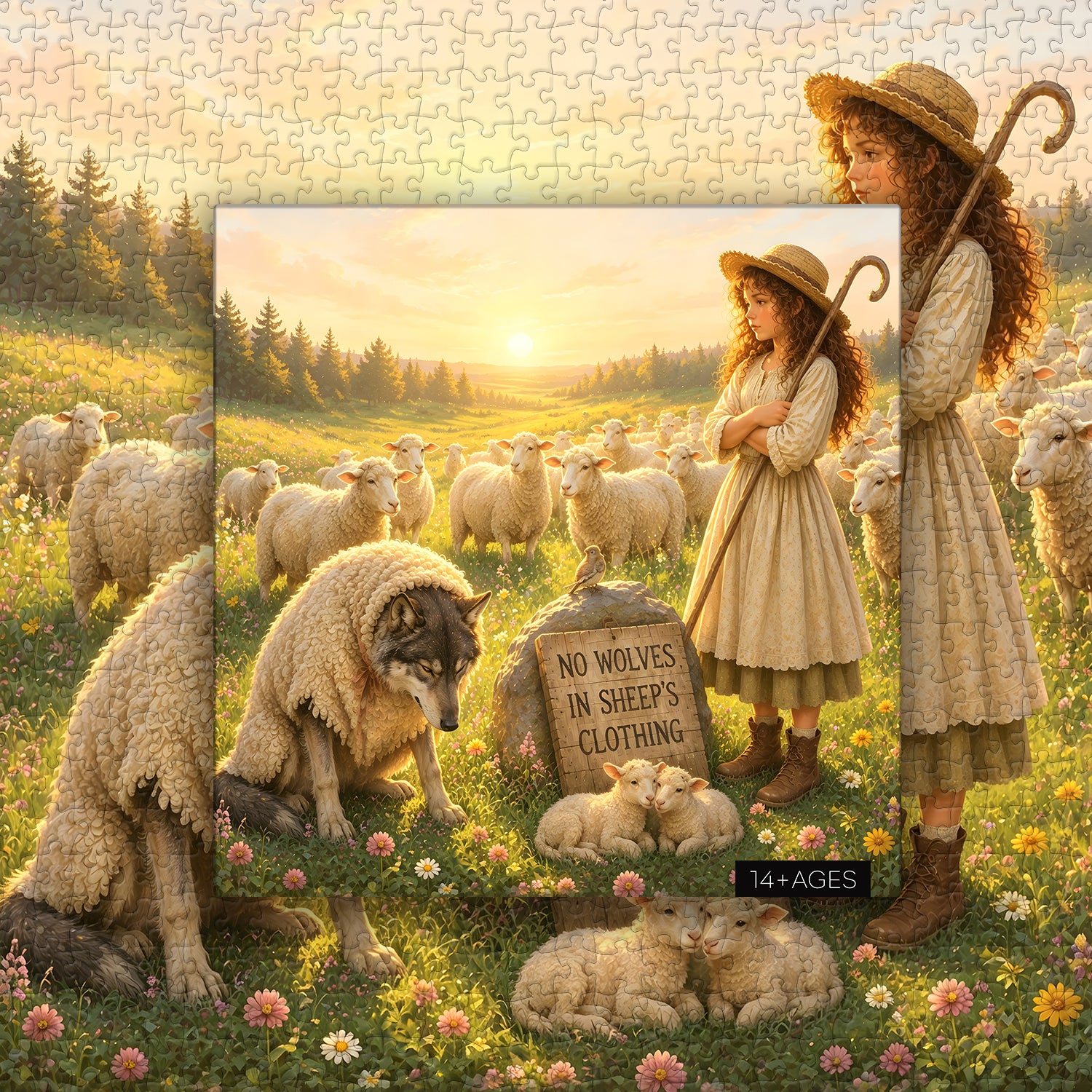 Beneath Wool Jigsaw Puzzle 1000 Pieces
