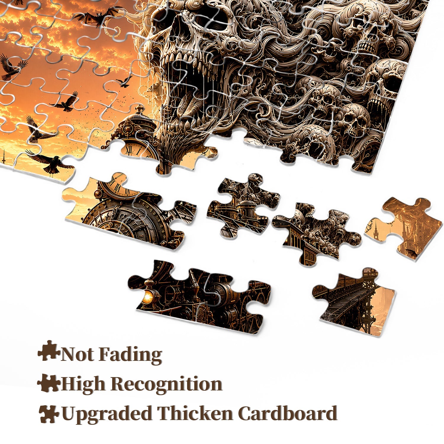 Skull Train Jigsaw Puzzle 1000 Pieces