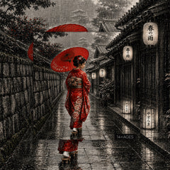 Rain‑Kissed Lane Jigsaw Puzzle 1000 Pieces