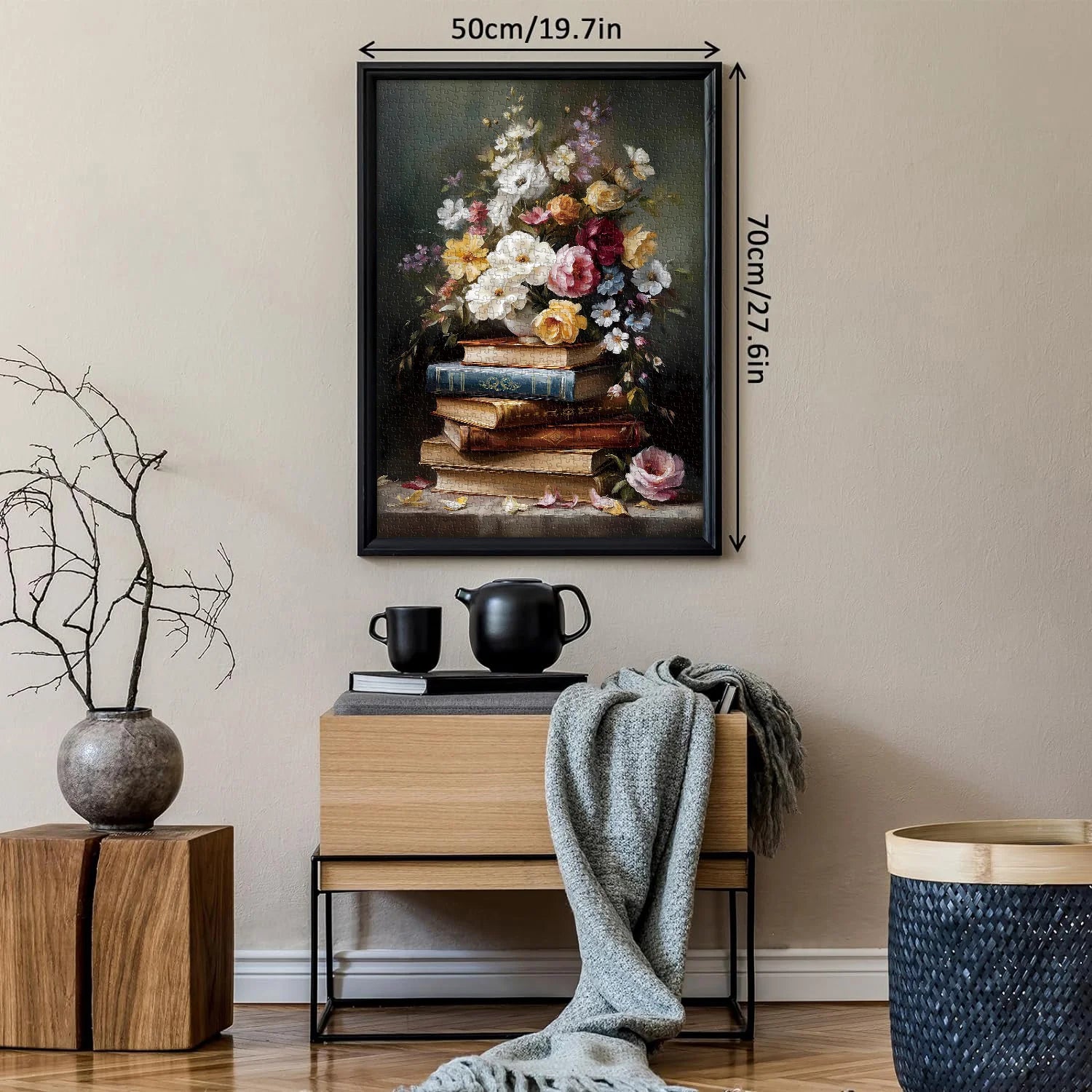 Ancient Book Blossoms Jigsaw Puzzle 1000 Pieces