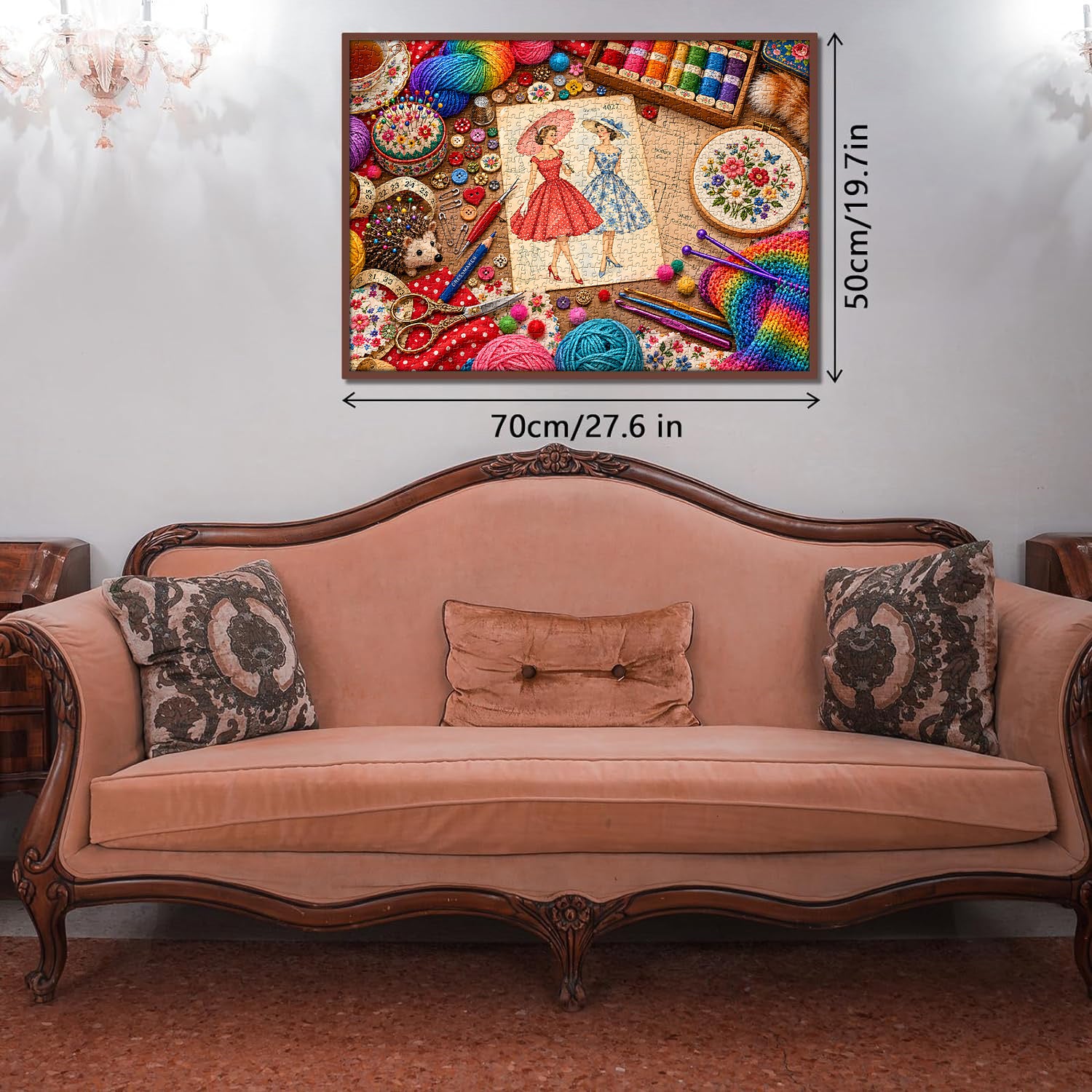 Sewing Treasure Table Jigsaw Puzzle 1000 Pieces