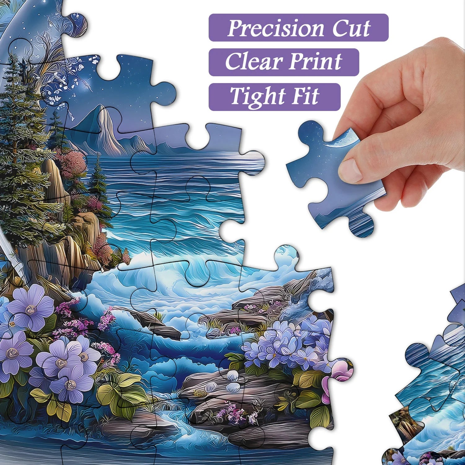 Sea Moon Crystal Ball Puzzle 1000 pièces