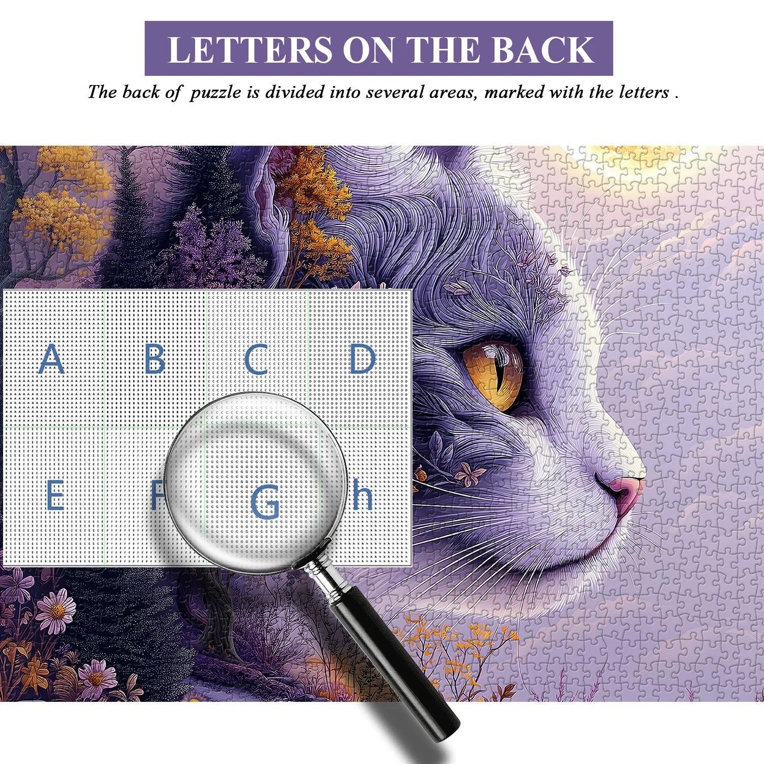 Mondscheinkatze-Puzzle 1000 Teile