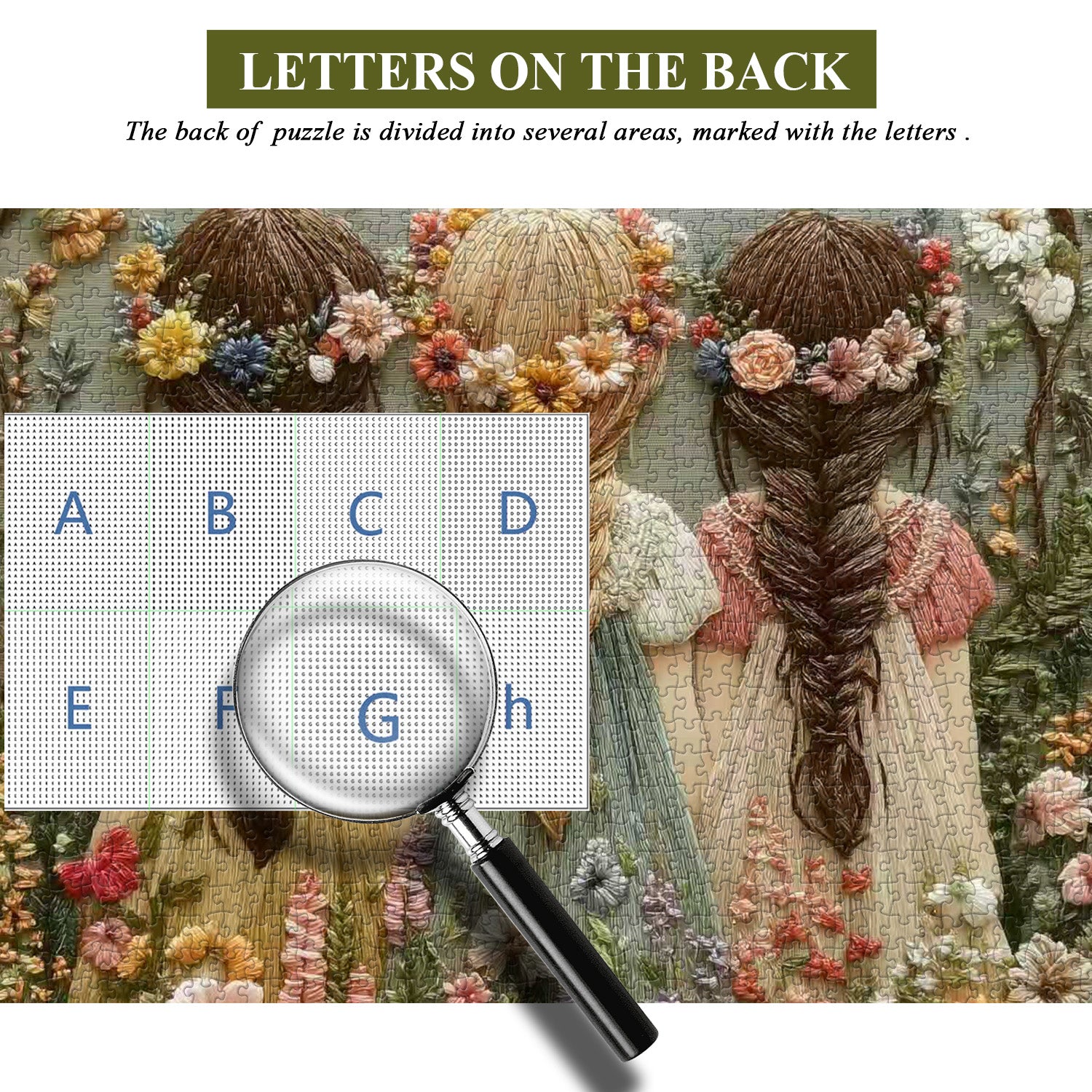 Aguja Flor Niño Rompecabezas 1000 Piezas