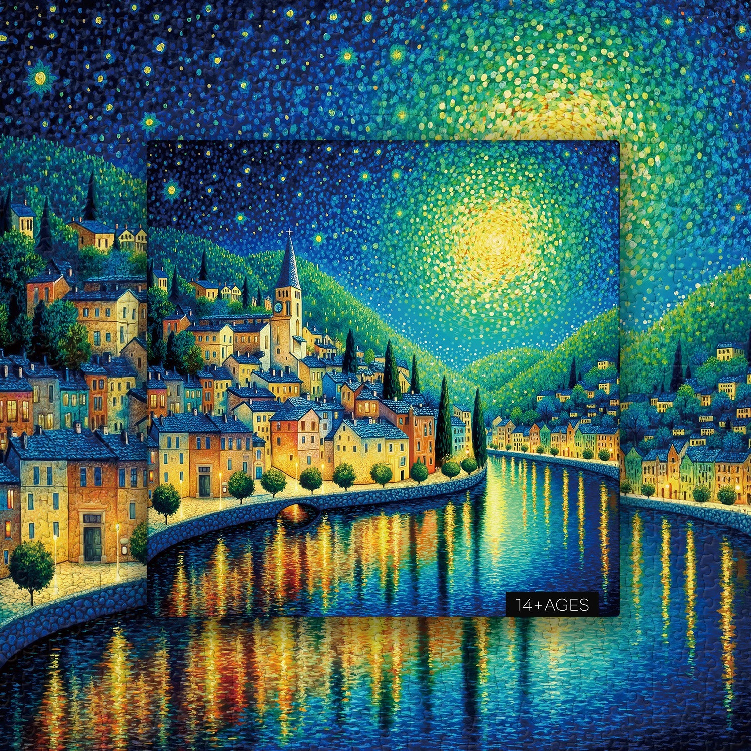 Puzzle starry villaggio puzzle 1000 pezzi