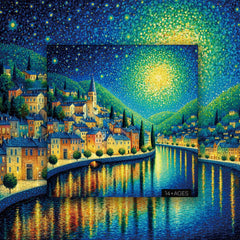 Puzzle starry villaggio puzzle 1000 pezzi