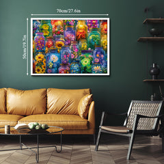 Floral Kaleidoscope Jigsaw Puzzle 1000 Pieces