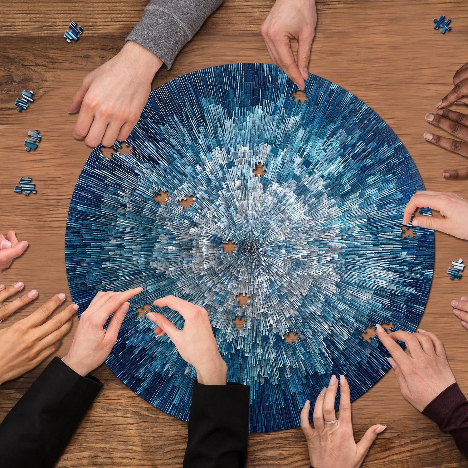 Burst of Blue Jigsaw Puzzle 1000 Pieces