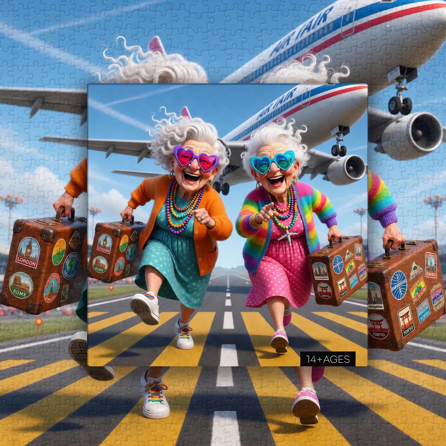 Puzzle Wanderlust Grannies 1000 pezzi