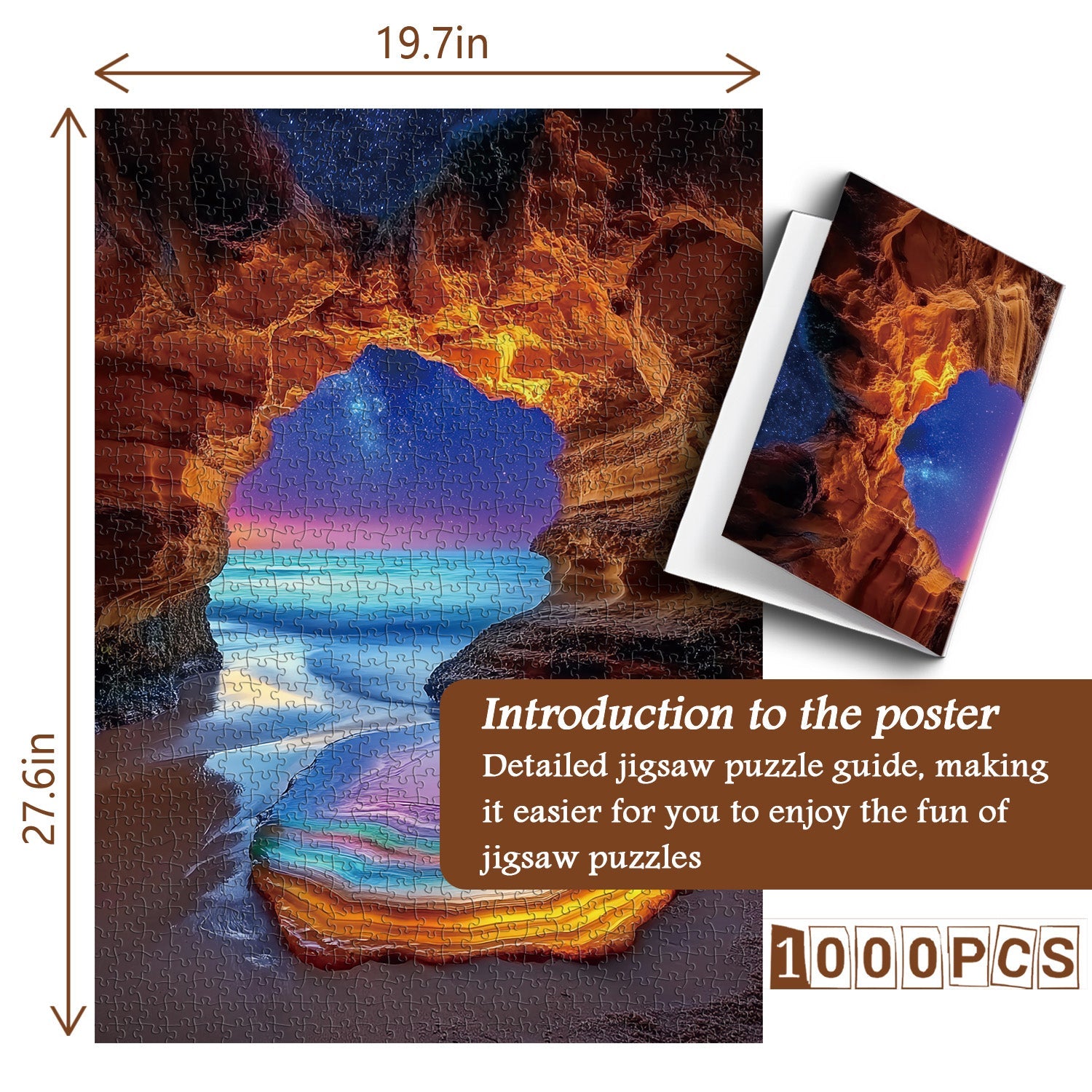 Luminous Cavern Jigsaw Puzzle 1000 Pieces