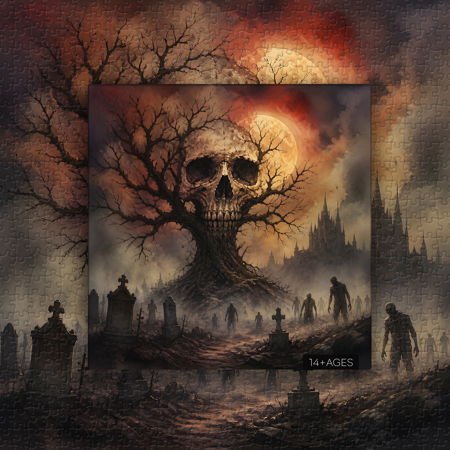 Skull Tree of Souls Jigsaw Puzzle 1000 Pieces