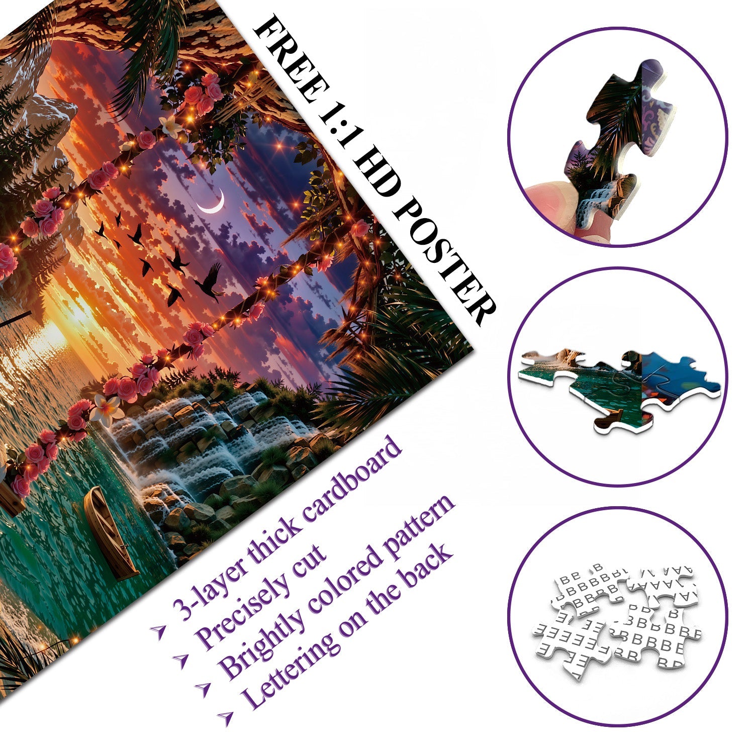 Puzzle Sunset Swing 1000 pezzi