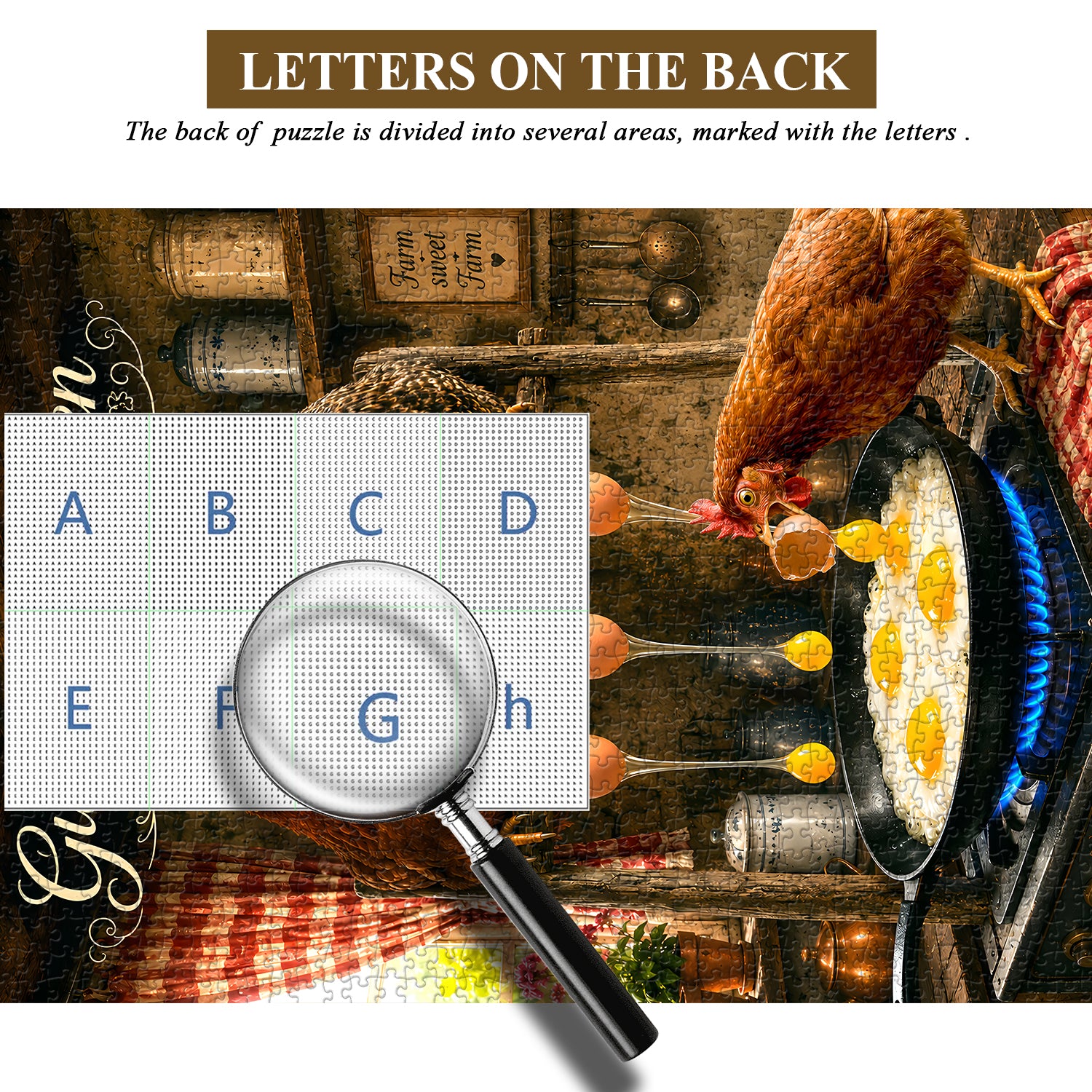 Puzzle Mattina di Gallina 1000 Pezzi