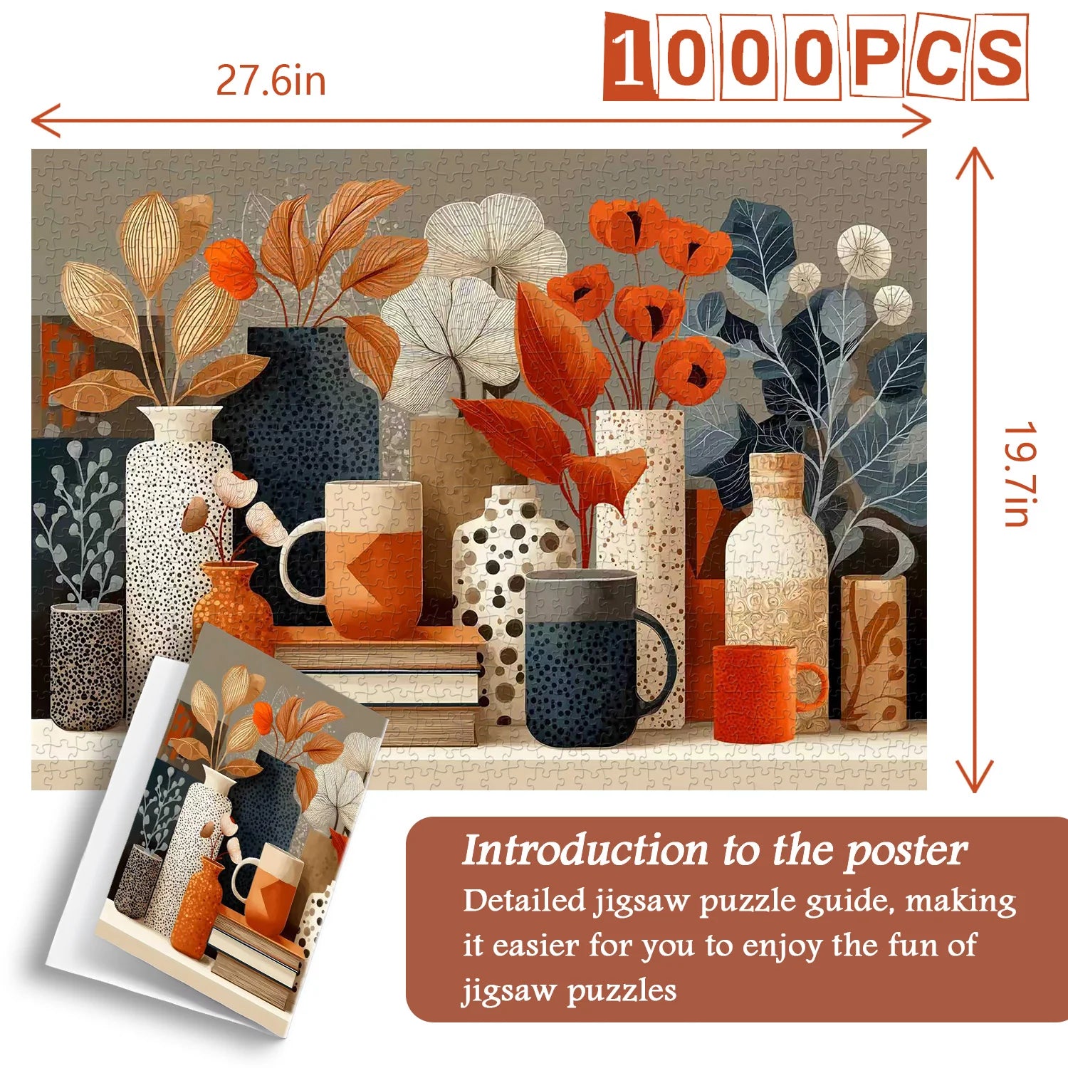 Art géométrique puzzle 1000 pièces