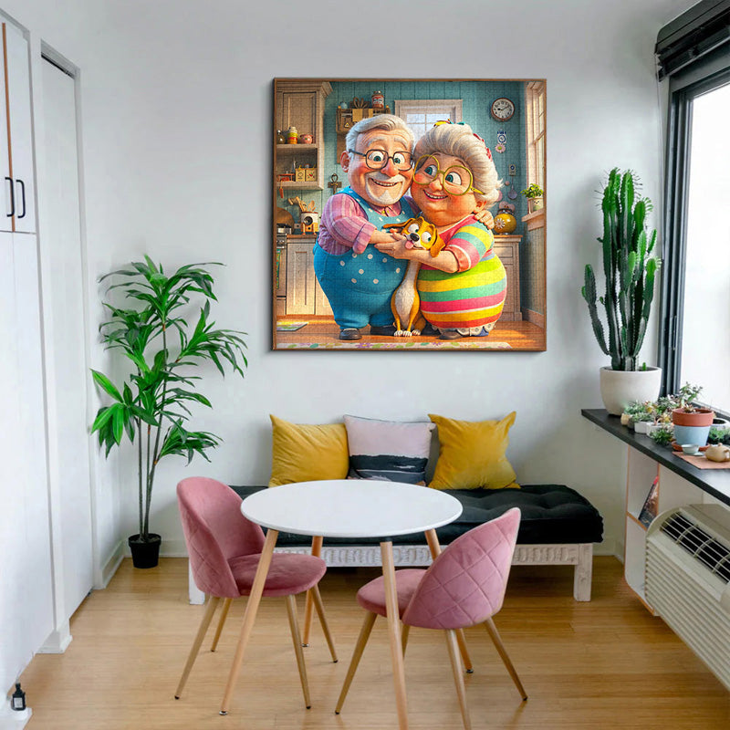 Câlins dans la cuisine puzzles de puzzle 1000 pièces