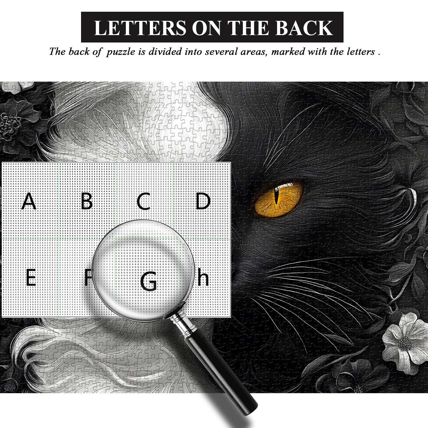 Puzzle Gato Yin Yang 1000 Piezas