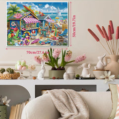 Beachside Boutiques Jigsaw Puzzle 1000 Pieces