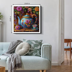 Puzzle de puzzle à thé floral 1000 pièces