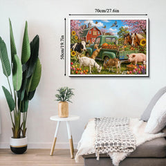 Barnyard Joy Jigsaw Puzzle 1000 Pieces