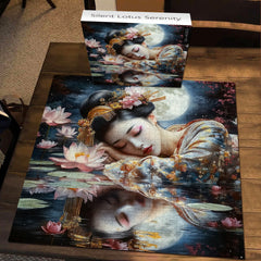 Silent Lotus Serenity Jigsaw Puzzle 1000 Pieces