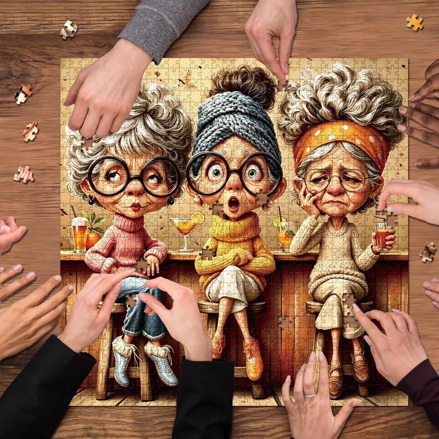 Puzzle Amici Brilli 1000 Pezzi