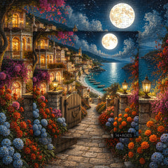 Moonlit Cove Jigsaw Puzzle 1000 Pieces