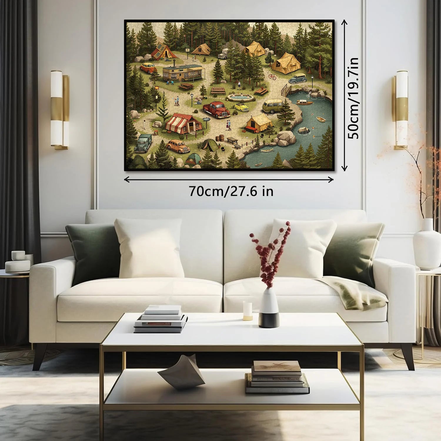 Tempo di campeggio puzzle puzzle 1000 pezzi