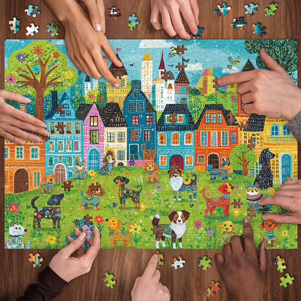 Puppy Park Jigsaw Puzzles 1000 Pieces