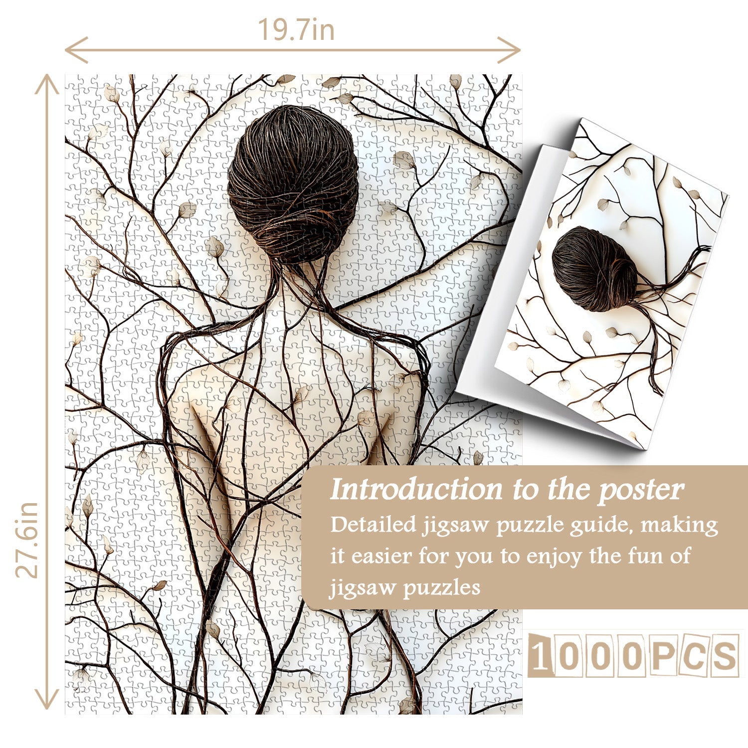 Branch Silhouette Jigsaw Puzzle 1000 Pieces
